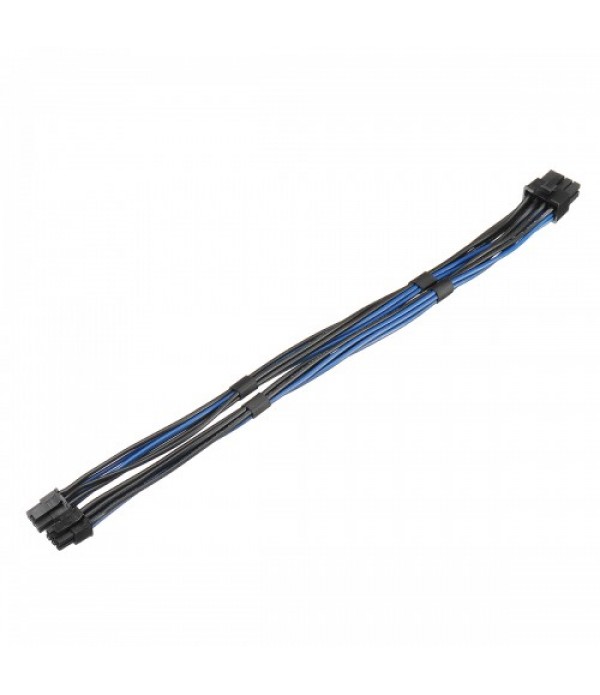 18AWG Dual Mini 6 Pin Male To 8 Pin Male PCI-e Y Splitter Power Cable For Mac Pro